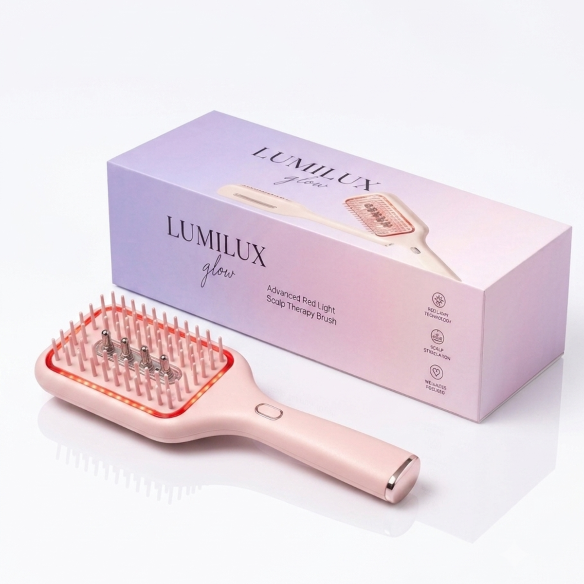 Lumilux glow Scalp Therapy Brush
